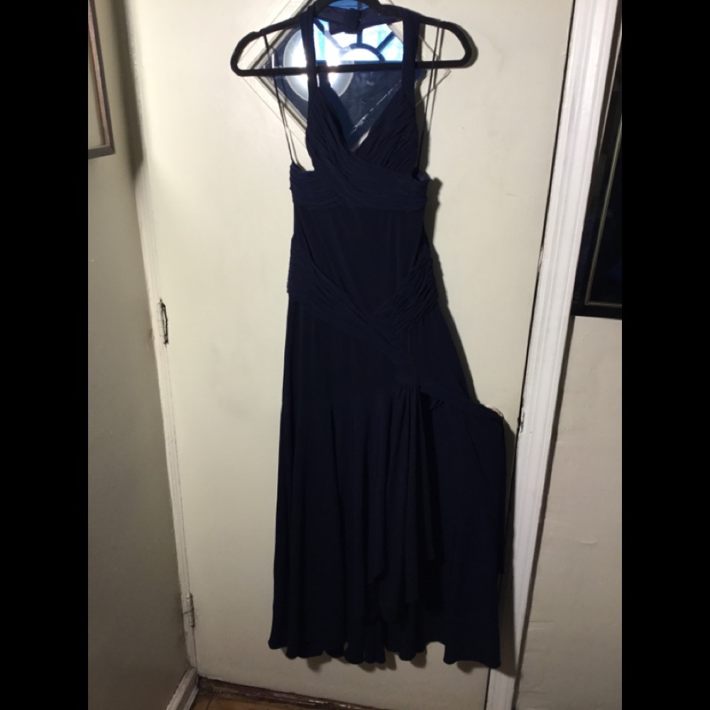 Fully Lined Maxi Dress With Side Split - image 1